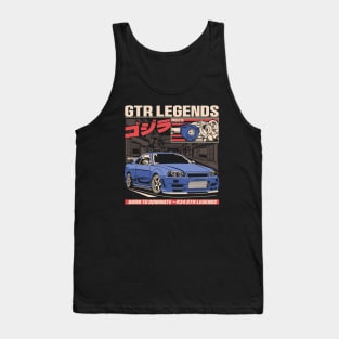 Nissan Skyline GTR 34 Tank Top